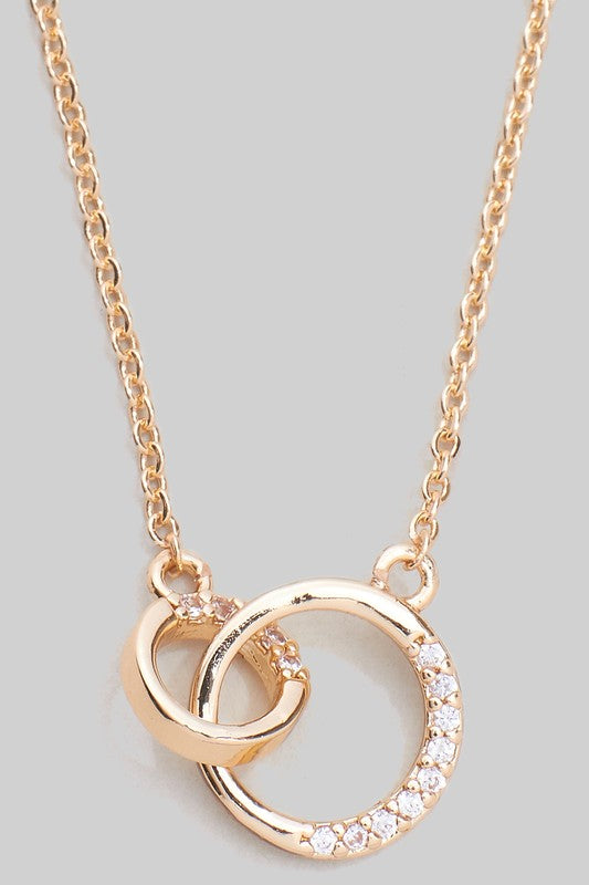 Dainty Circle Link Necklace