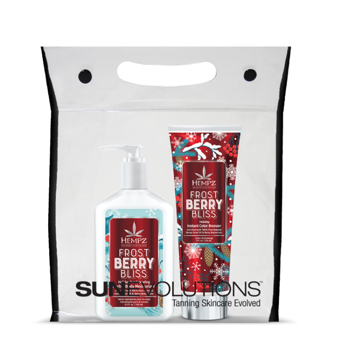 Hempz Frost Berry Bliss Tanning Moisturizer Gift Set