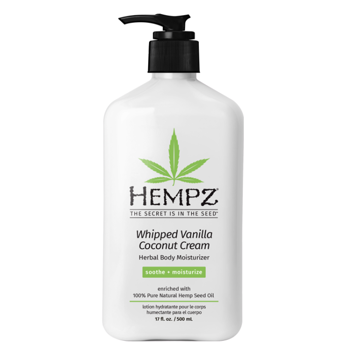 Hempz Whipped Vanilla Coconut Cream Herbal Body Moisturizer