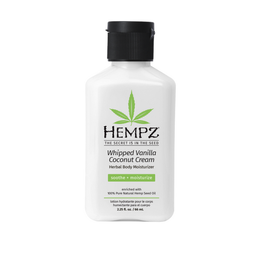 Hempz Whipped Vanilla Coconut Cream Herbal Body Moisturizer 2.25oz
