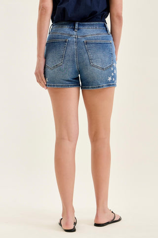 Judy Blue Star Splatter Short