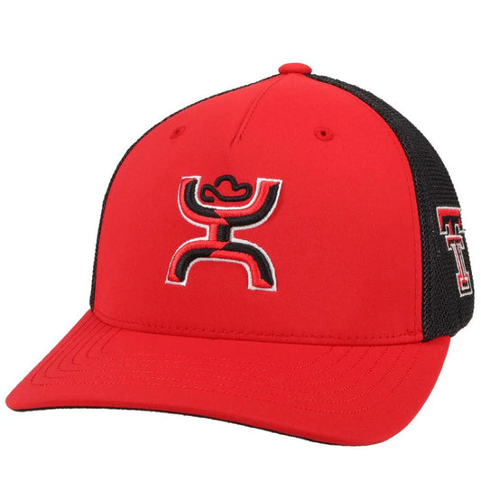 Hooey, Red Texas Tech Flexfit Cap w/ Hooey Logo