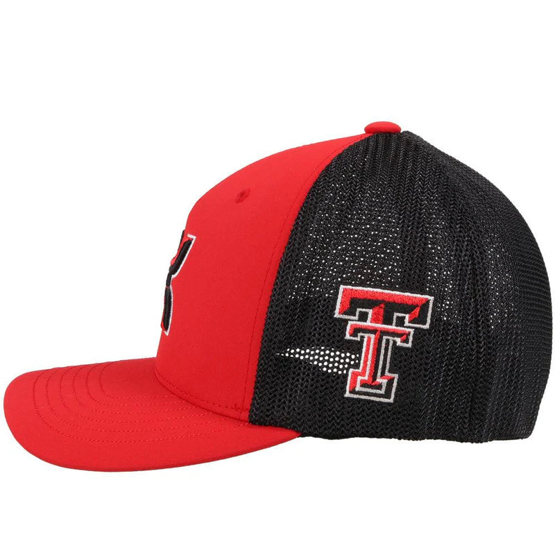 Hooey, Red Texas Tech Flexfit Cap w/ Hooey Logo