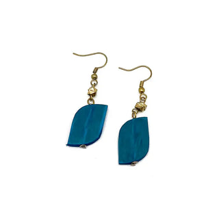 Omala Wildberry Collection Earrings - Blue Bead