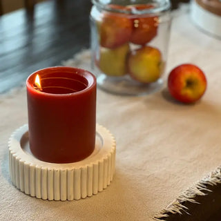 Spiral Candle- Mulled Cider