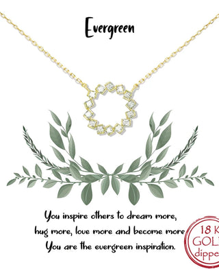 Evergreen Gold Necklace