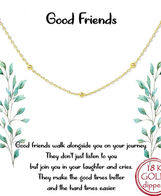 Good Friends Gold Choker