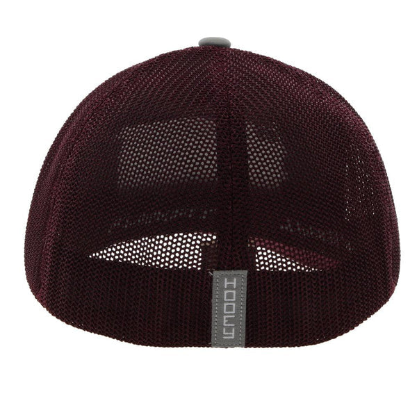 Hooey, Grey/Maroon Hat S/M