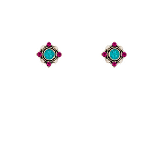 Dulce Petite Blue Zircon Earrings