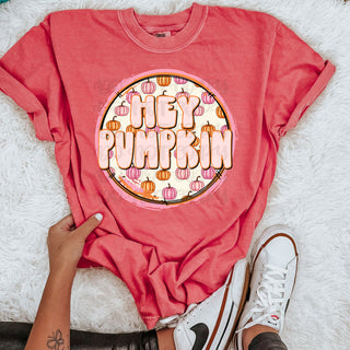 Hey Pumpkin Retro Graphic Tee