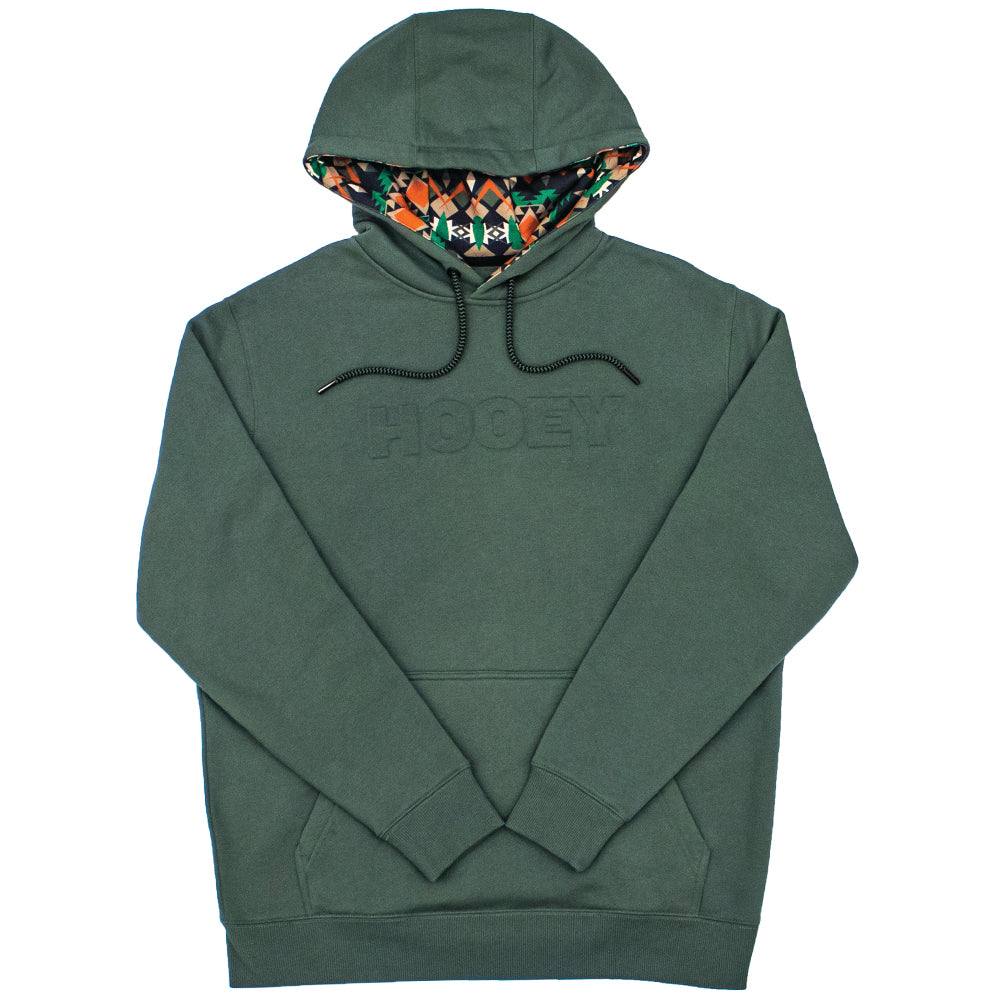 Hooey, "Ridge" Green/Aztec Hoody