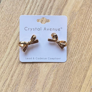 Delicate Bow Post Earrings