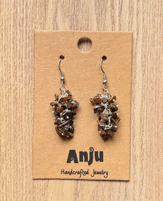 Dangle Cluster Earrings