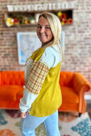 Casual Color Block Top