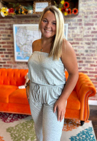 Grey Lounge Jumpsuit
