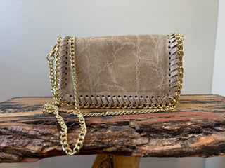 Orenella Leather Clutch & Crossbody