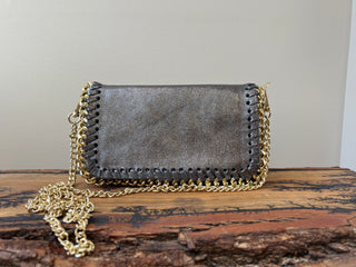 Orenella Leather Clutch & Crossbody