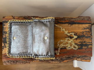 Orenella Leather Clutch & Crossbody