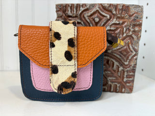 Angela Detachable Leather Wallet/Keychain