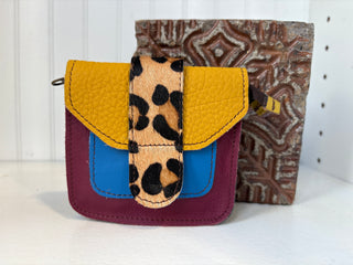 Angela Detachable Leather Wallet/Keychain