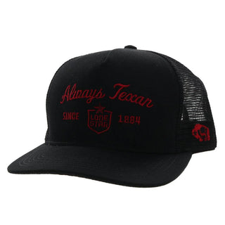 Hooey, American Made "Lone Star" Always Texan Trucker Hat