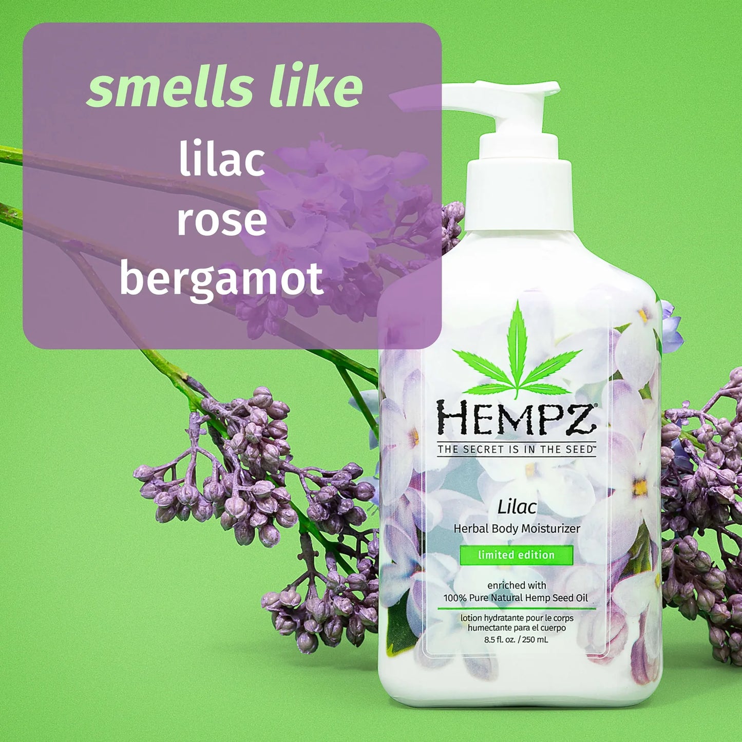 Hempz Lilac Body Moisturizer