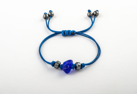 Rare Sea Glass-Blue Bracelet