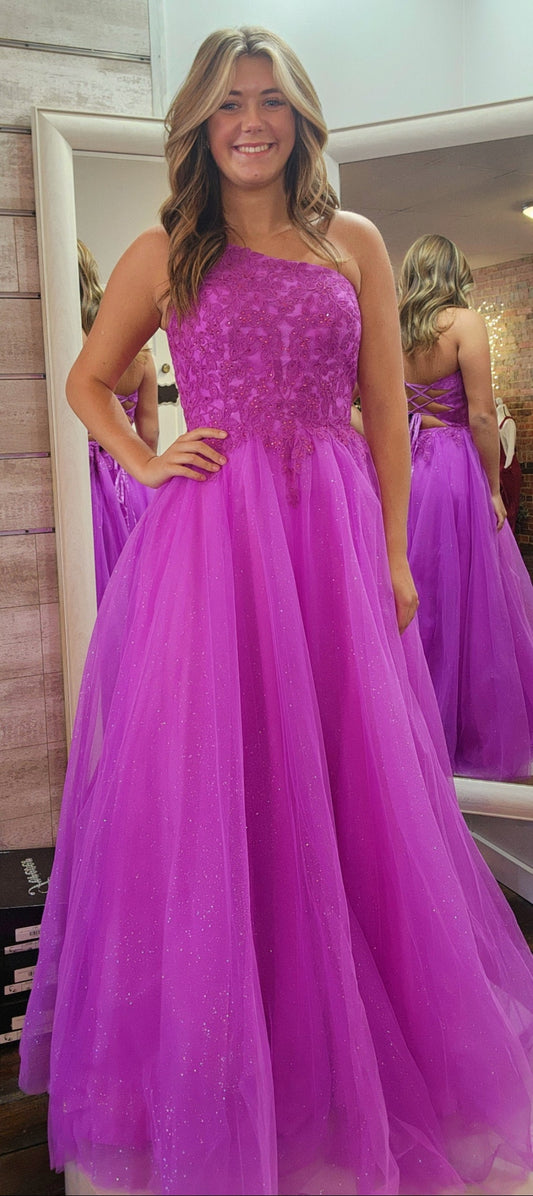 Alyce Paris, Magenta Tulle Formal