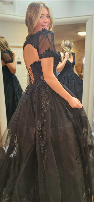 Colors, Black Full Ball Gown