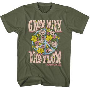 Woodstock, Grow with the Flow Tee