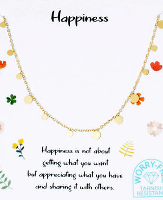 Happiness Gold Necklace