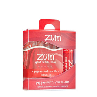 Zum, Peppermint-Vanilla Pamper & Pucker Gift Set