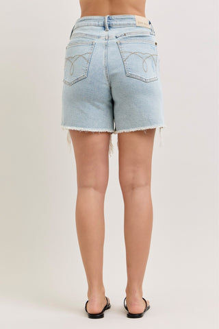 Judy Blue HW Rigid Georgia Shorts
