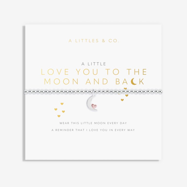 A Littles & Co. 'Love You To The Moon & Back' Bracelet