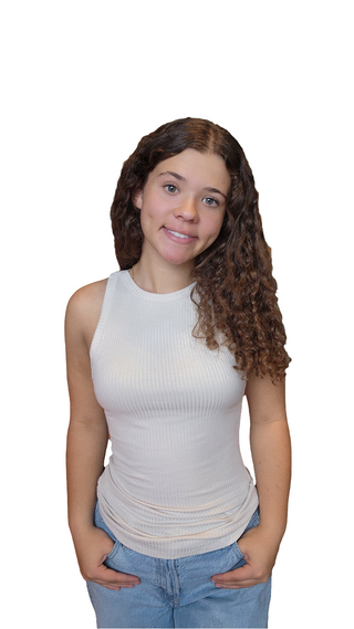 Soft Ribbed Crew Neck Tank Top