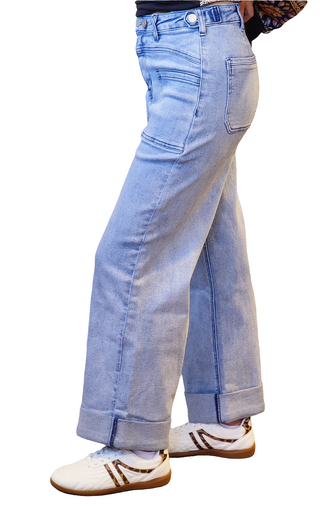 Clover Front Pocket Jeans