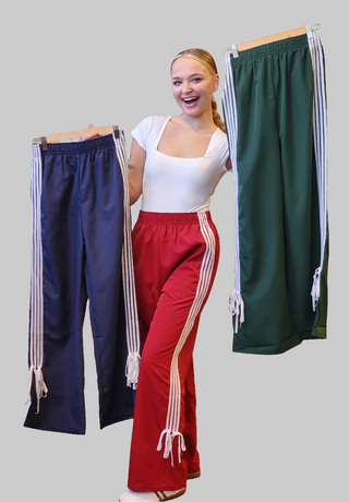 Jersey Pants With Side Ribbon Detail