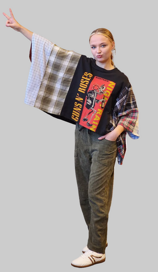 Corduroy Barrel Cut Pants