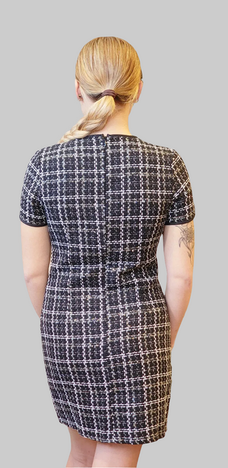 Tweed Velvet Holiday Dress