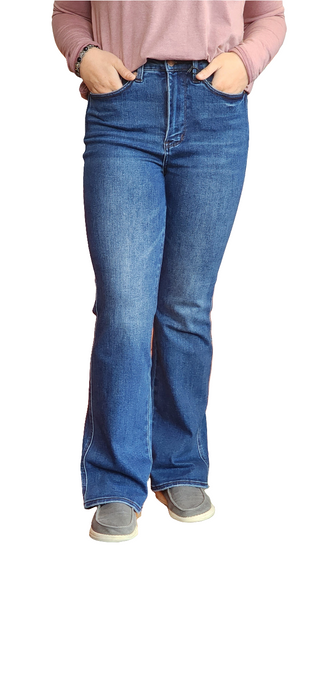 Dark Wash, Boot Cut Jeans