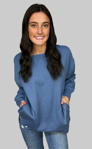 Cozy Everyday Pocket Sweatshirt