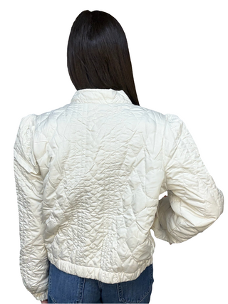 Quilted Button Down Jacket