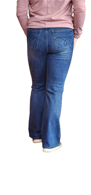 Dark Wash, Boot Cut Jeans