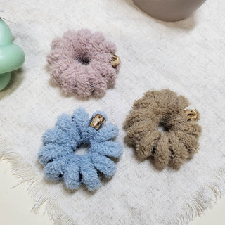 Fuzzy Spiral Hair Tie