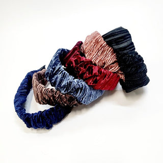 Winter Tone Wrinkled Twist Headband