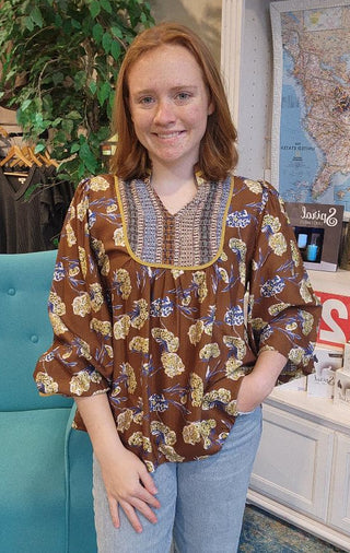 Bloom Fall Boho Blouse