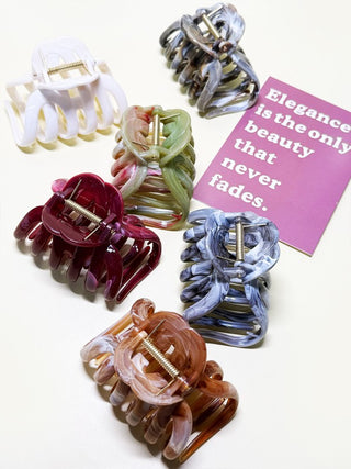 Jumbo Acetate Octopus Hair Claw Clips