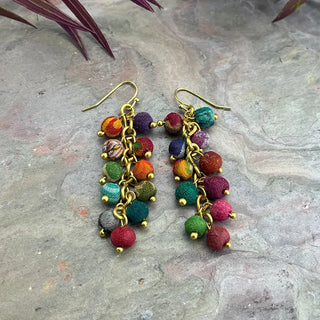 Aasha Waterfall Beaded Earrings