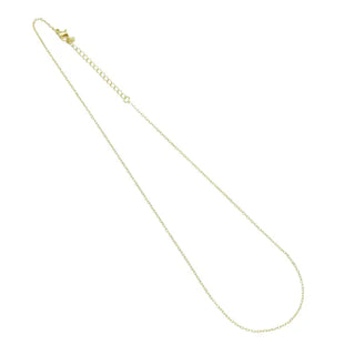 18K Gold Finished Trace Link Chain Necklace