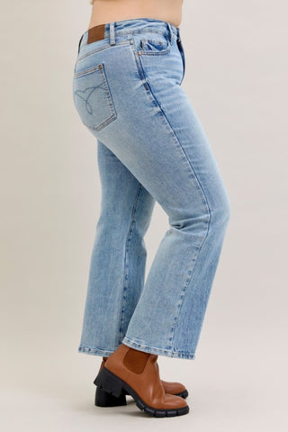 Judy Blue Plus Rigid Straight Petite Jean